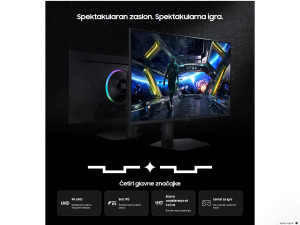 Samsung Odyssey G7 32" 4K 144Hz LS32DG702EUXDU Pivot