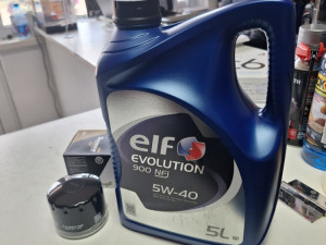 ELF 5W40 SA FILTEROM RENAULT LAGUNA II 1.9 DCI