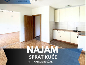 Iznajmljujemo sprat kuće 100m2, naselje Budžak