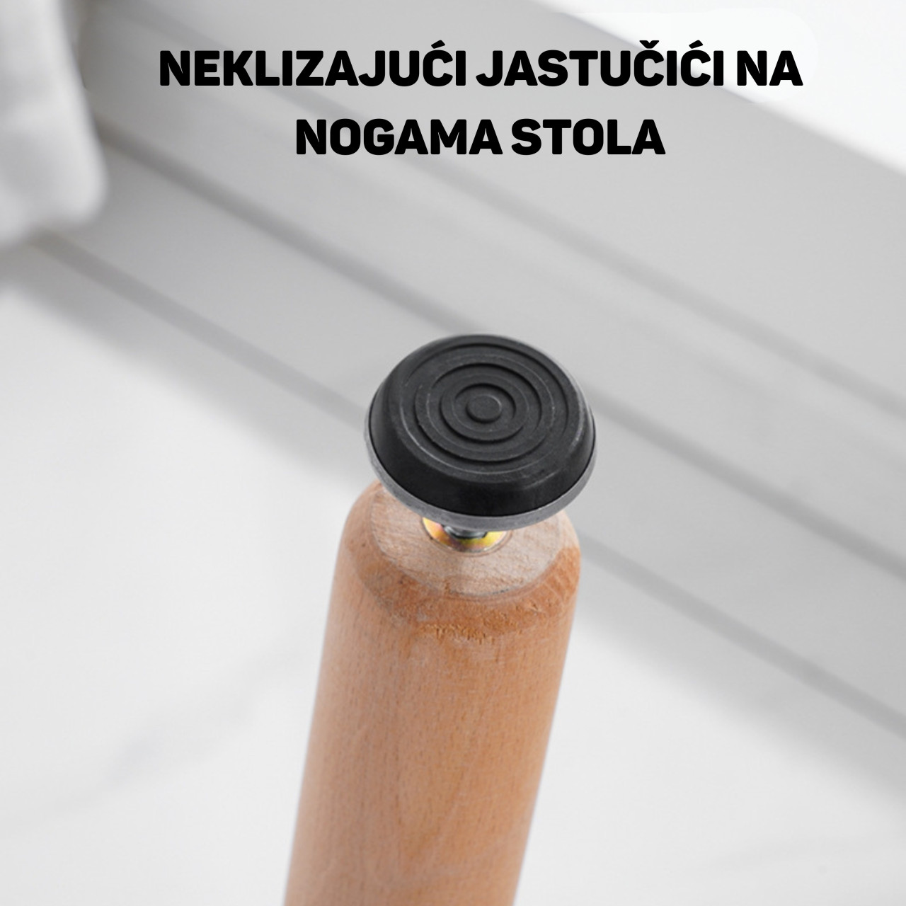 GIGA.BA TERRA TRPEZARIJSKI OKRUGLI STOL 80 CM CRNI