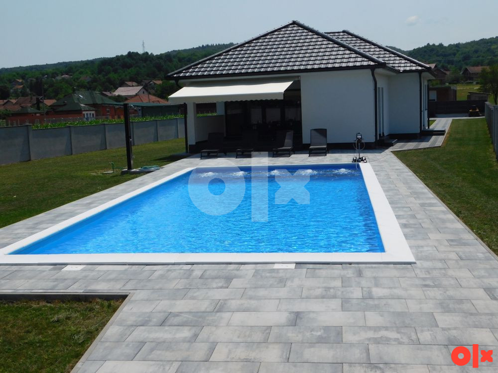 Kuća sa bazenom na obali Vrbasa