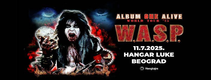 WASP karta za koncert - Beograd 11.7.