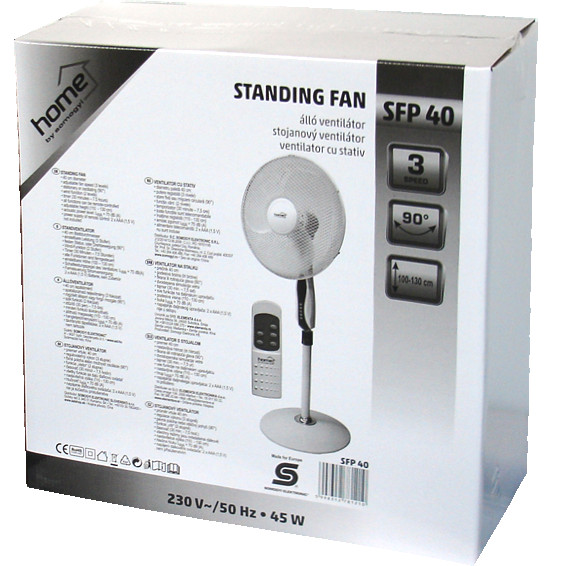 home Ventilator sa postoljem, daljinski upravljač,  130 cm, 45...