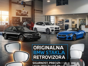 Staklo ogledalo retrovizora Bmw 1 3 5 7 E46 E90 E60 X3 X5 X6
