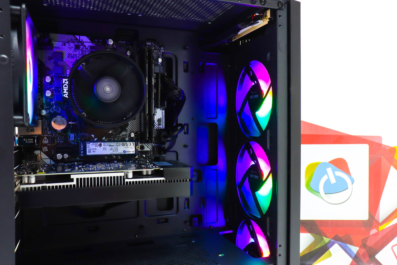 Gaming PC Cougar MX110-05; R5 3600; RTX 3050; 1TB SSD; 16GB DOPER