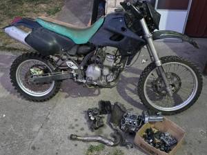 Kawasaki 650 klx 1994 enduro cross kvar plocice na casicama venti