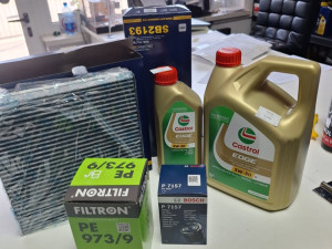 SKODA OCTAVIA III 1.6TDI CASTROL 5W30 SA FILTERIMA MALI SERVIS