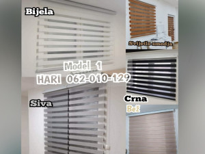 Zebra zavjese dan noc bušenje u zid ili plafon busenje akcija