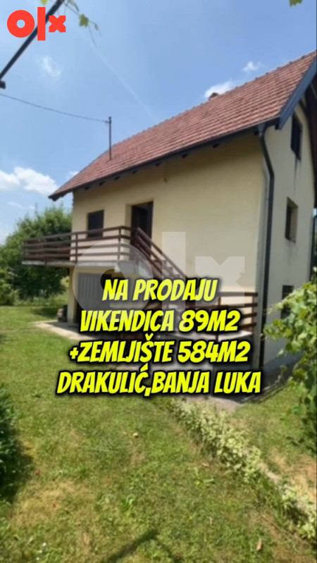Vikendica i plac Drakulic Banja Luka