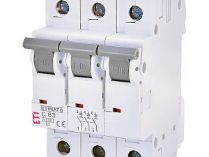 10538 Osigurač automatski 63A, 3p C 6kA Eti