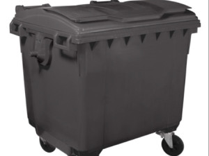 Plasticni kontejner 1100 litara ravni poklopac