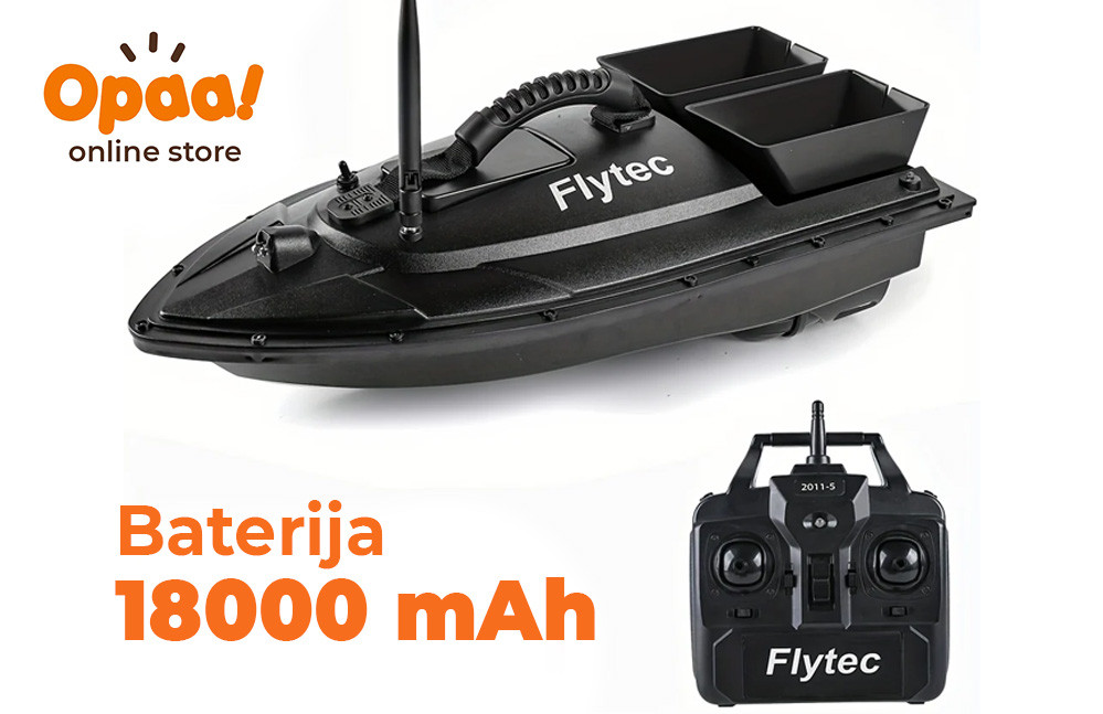 Brod - Camac za prihranu ribe - 18000mAh baterija