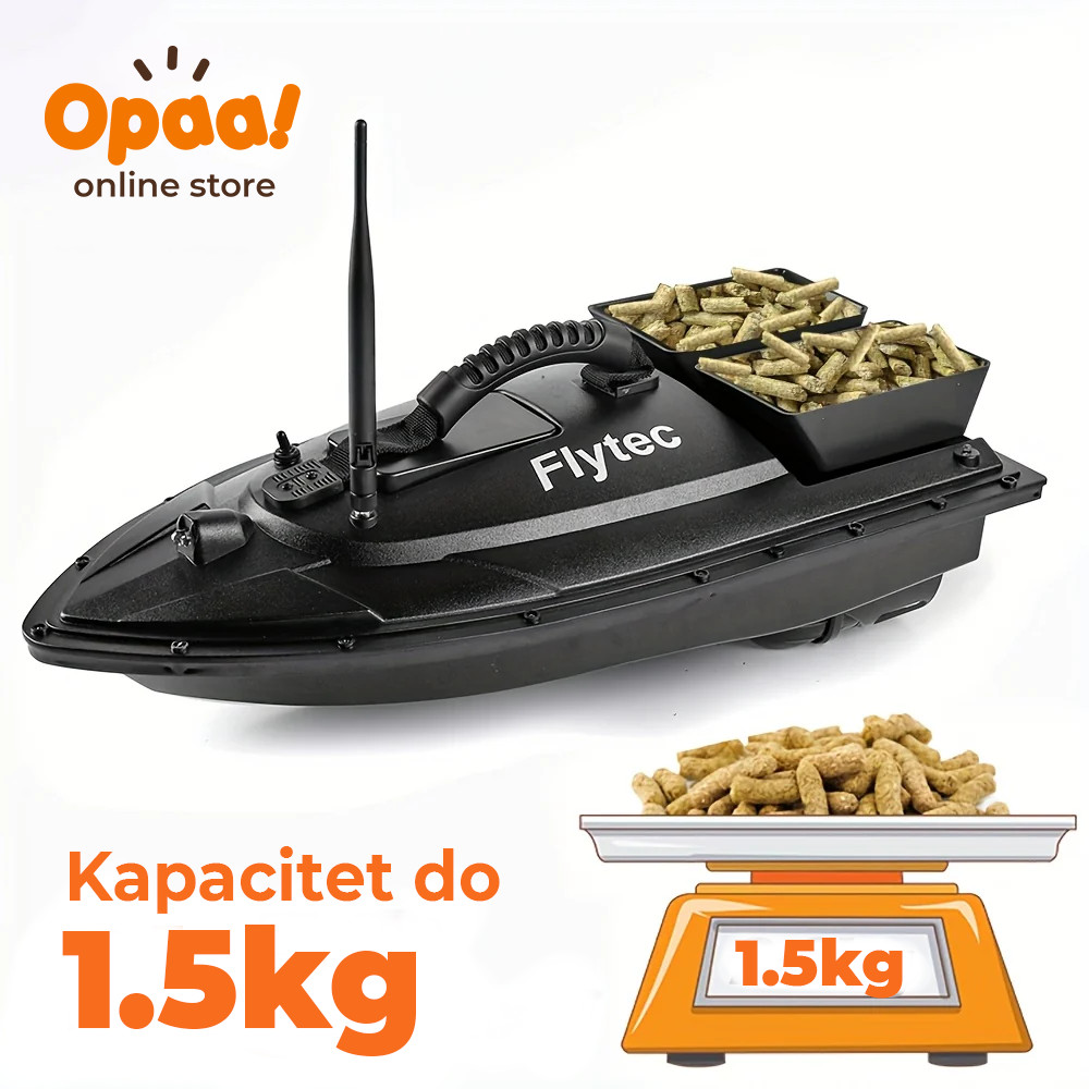 Brod - Camac za prihranu ribe - 18000mAh baterija