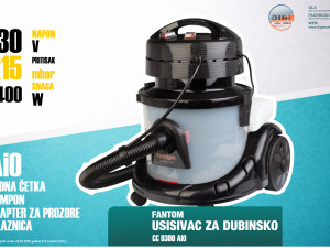 USISIVAČ ZA DUBINSKO PRANJE ROBOTIC CC6300 ROBOTIX CC 6300 FANTOM