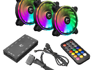 WHITE SHARK NEBULA ARGB SET VENTILATORA + KONTROLER