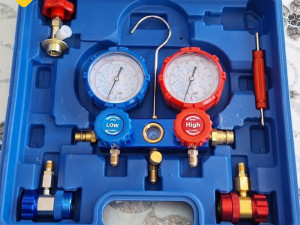 Set manometara za freon, za servis klima uređaja