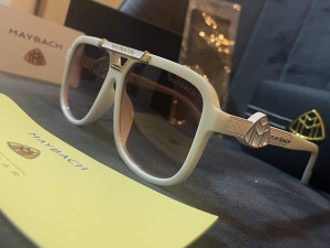 Muske suncane naocale Maybach white gold