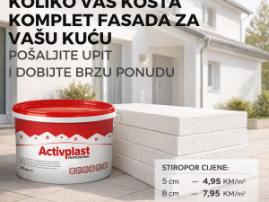 STIROPOR FASADNI - BESPLATNO SKLADIŠTENJE DO POČETKA RADOVA