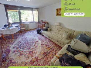 100887 Dvosoban stan sa balkonom 48m2, Vojničko Polje