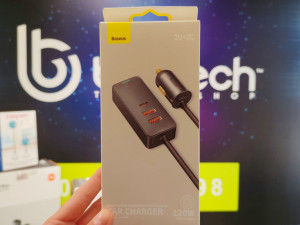BASEUS AUTO PUNJAČ SHARE TOGETHER 120W 2XUSB 2XTYPE C