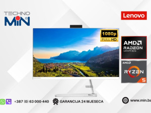 Lenovo IdeaCentre AIO 24ALC6 23.8" R5 7430U, 16GB RAM, 512GB SSD