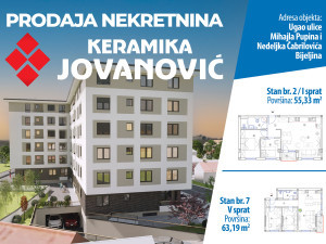 Stan Bijeljina 61m2