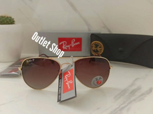 Ray Ban aviator,polarizovane,gold/brown,veće 62(3026),NOVO