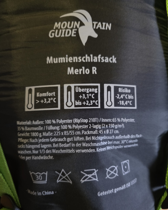 Mountain Guide Merlo R vreca za spavanje