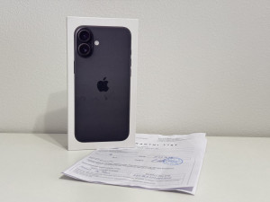 iPhone 16 Plus 128GB Black Titanium NOVO MTEL gar 2god