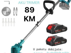 MAKITA AKU TRIMER+ 2X BATERIJE