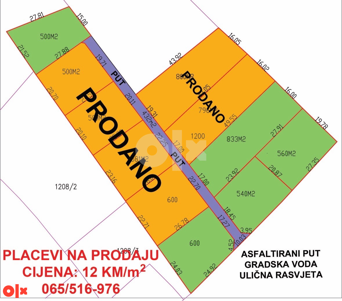 Zemljište  plac Piskavica Banja Luka