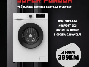 VEŠ MAŠINA EUROSTAR WM10006W 6KG 1000RPM
