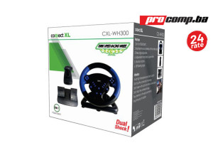 Connect XL Gaming volan 3u1, PS2/PS3/PC