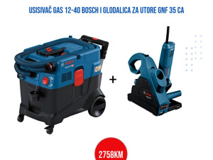 Šlicerica za kanale i usisivač BOSCH GAS 12-40 MA GNF 35 CA