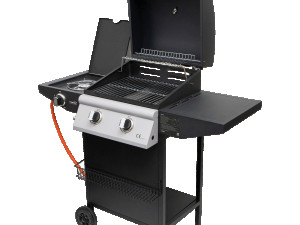 Plinski roštilj sa dva plamenika + bočni, 3 x 3.2kW, LPG GRG02