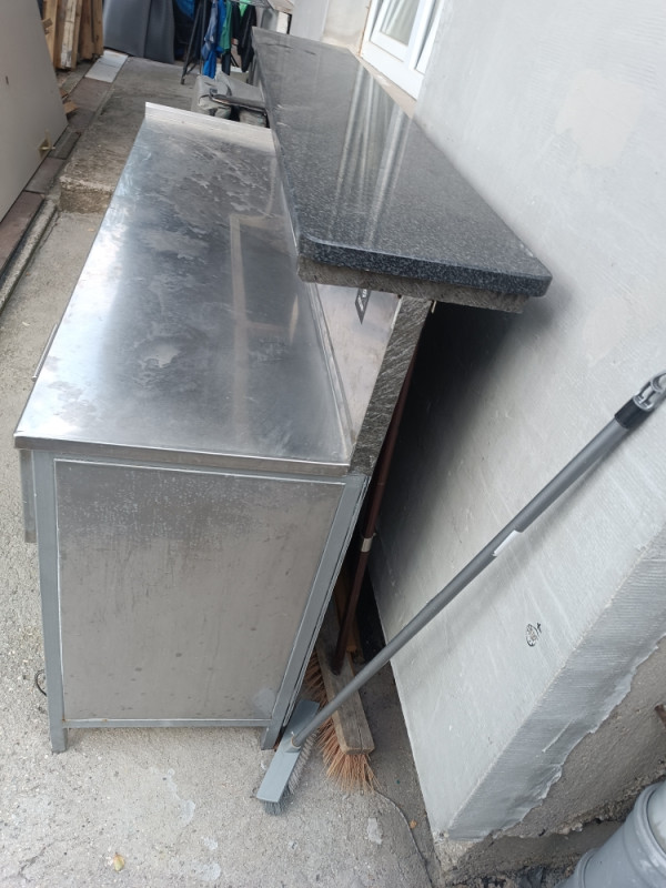 Ugostiteljski sank pult inoks stol inox