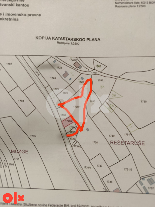 Zemljište Borci Konjic 5