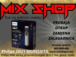 Philips 9000 All in One 20u1 za šišanje bradu tijelo kosu MG9553