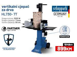 Scheppach vertikalni cjepač za drva HL730- 7T