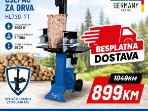 Scheppach vertikalni cjepač za drva HL730- 7T