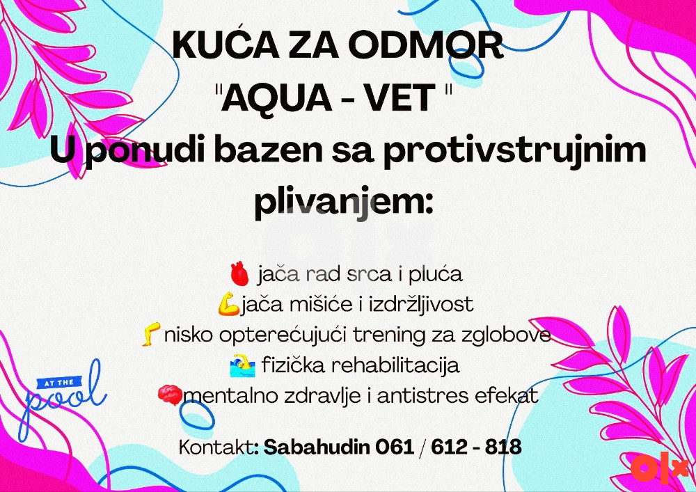 KUĆA ZA ODMOR AQUA VET VELIKA KLADUŠA 9