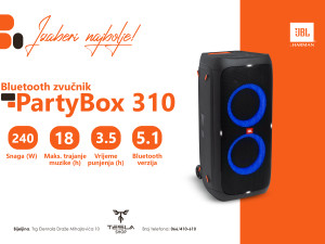 Zvučnik JBL PartyBox 310 Bluetooth