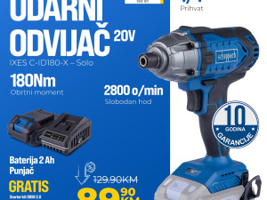 Aku Udarni Odvijač C-ID180-X IXES Scheppach