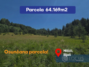 LOCUS: Zemljišna parcela 64.169m2, Lađevići, Nišići