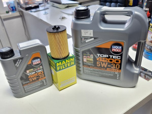 LIQUI MOLY 5W30 TOP TEC 4200 SA FILTEROM SKODA OCTAVIA III SUPERB