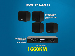 RAZGLAS OZVUČENJE SET 7 VANJSKI VODOOTPORNI