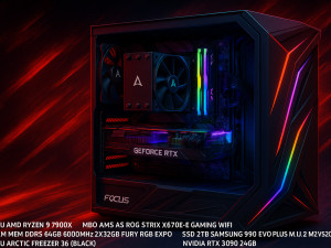 Gaming PC Beast R9 7900X; RTX 3090 24GB; 2TB; 64GB DDR5