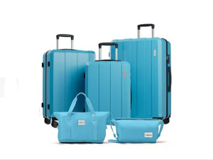 Extra set putni koferi torba VALLSERO  tvrda školjka 5 u 1