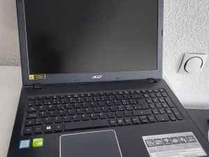 Acer Aspire Intel i7 8550 Ram 16 GB Nvidia MX 130