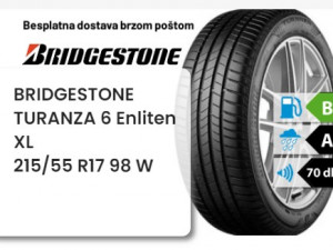 215/55 R 17 98W XL BRIDGESTONE TURANZA 6 Enliten